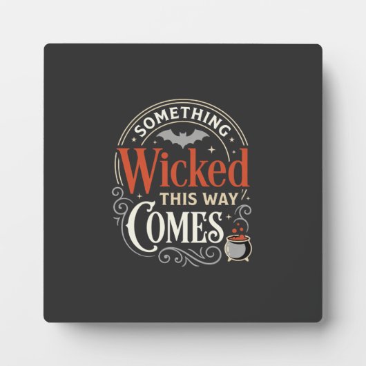 Plaque Photo Conception de Halloween Wicked This Way Comes_1 (Devant)