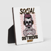 Plaque Photo Conception de jeux d'expert en distanciation socia (Recto)