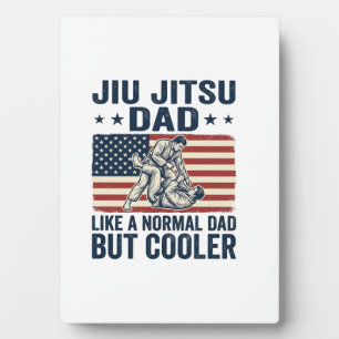 Plaque Photo Conception de maillot de drapeau vintage Jiu Jitsu