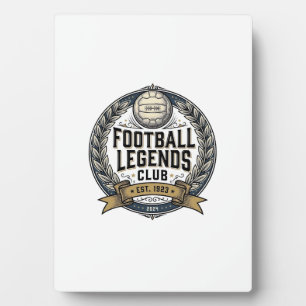 Plaque Photo Conception de maillot de football vintage Club Foo