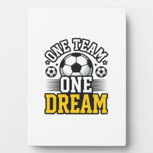 Plaque Photo Conception de maillot de football Vintage One Team
