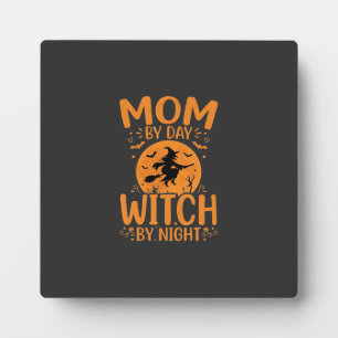Plaque Photo Conception de sorcière de maman Halloween