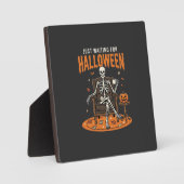 Plaque Photo Conception de squelette juste pour Halloween_1 (Recto)