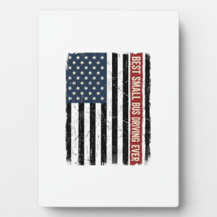 Plaque Photo Conception de T-shirt de drapeau de chauffeur de b