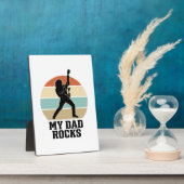 Plaque Photo Conception de T-shirt de guitare vintage de couche (Côté)