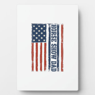 Plaque Photo Conception de T-shirt vintage avec drapeau américa