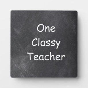 Plaque Photo Conception de tableau de bord de l'enseignant clas