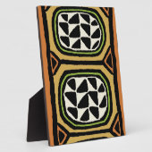Plaque Photo Conception de textile Kuba africain (Côté)