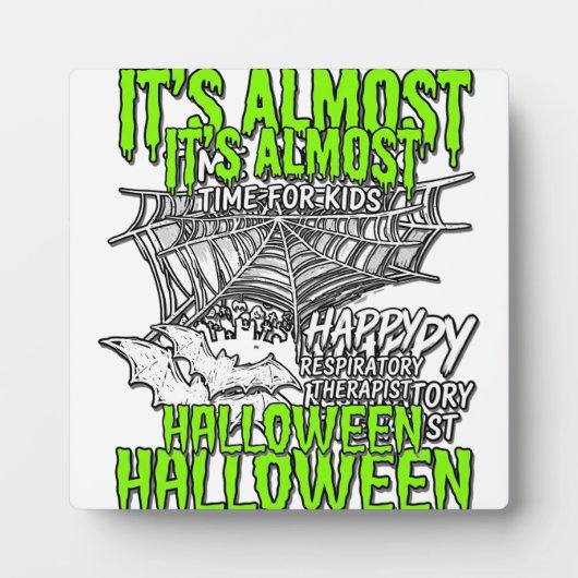 Plaque Photo Conception de toile d'araignée d'Halloween pour th (Devant)
