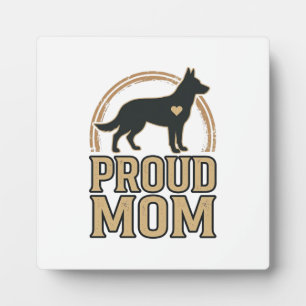 Plaque Photo Conception de vecteur vintage silhouette de chien