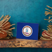 Plaque Photo Conception du drapeau de l'État de Virginie (Côté)