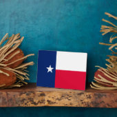 Plaque Photo Conception du drapeau de l'État du Texas (Côté)