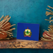 Plaque Photo Conception du drapeau d'état du Vermont (Côté)