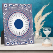 Plaque Photo Conception élégante des yeux énergétiques : un Mot (Côté)