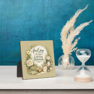 Plaque Photo Conception Inspirante de Cottagecore Floral Botani