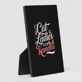 Plaque Photo Conception mignonne - Dames de chat pour Kamala av (Côté)