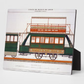 Plaque Photo Conception pour un tramway à vapeur, planche 126 d (Côté)