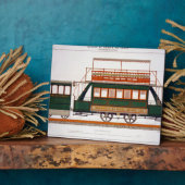 Plaque Photo Conception pour un tramway à vapeur, planche 126 d (Côté)