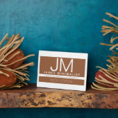 Plaque Photo Conception professionnelle moderne et minimale | B (Côté)