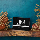 Plaque Photo Conception professionnelle moderne et minimale | N (Côté)