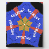 Plaque Photo Conception Tribale Africaine : Hakuna Matata (Devant)