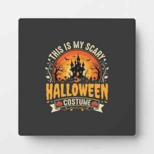Plaque Photo Conception vectorielle de costume effrayant pour H