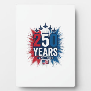 Plaque Photo Conception vectorielle pour le 250e anniversaire d