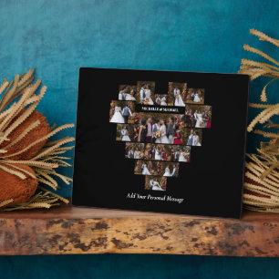 Plaque Photo Concevez Votre Propre Collage De Photos En Forme D