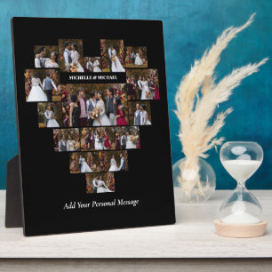 Plaque Photo Concevez Votre Propre Collage De Photos En Forme D