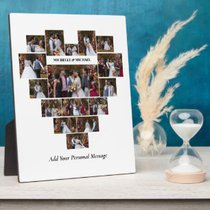 Plaque Photo Concevez Votre Propre Collage De Photos En Forme D