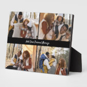 Plaque Photo Concevez votre propre collection de 4 photos (Côté)