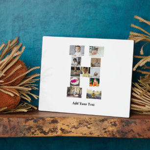 Plaque Photo Concevez votre propre lettre H photo Collage