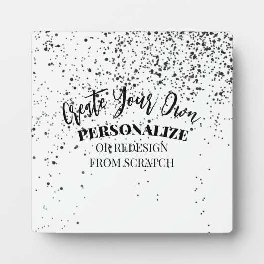 Plaque Photo Concevez votre propre personnalisation (Devant)