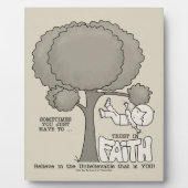 Plaque Photo Confiance en la Foi (Devant)