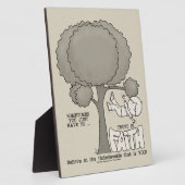 Plaque Photo Confiance en la Foi (Côté)