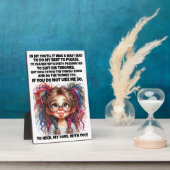 Plaque Photo CONFIANCE et bonne histoire .... (Côté)