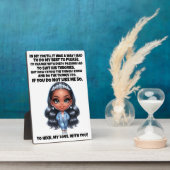 Plaque Photo CONFIANCE et bonne histoire .... (Côté)