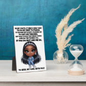 Plaque Photo CONFIANCE et bonne histoire .... (Côté)