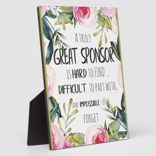 Plaque Photo Confirmation Commanditaire Cadeau Vraiment Grand c (Côté)