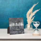 Plaque Photo Connexion Gemini Zodiac style acier industriel (Insitu)