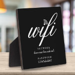 Plaque Photo Connexion réseau Wifi et mot de passe<br><div class="desc">Signal wifi de script cool qui peut être personnalisé avec vos détails de réseau et de mot de passe. Parfait pour les hôtels, les bureaux et les entreprises, les maisons de location, les chambres d'hôtes et tout endroit où vous devez partager votre mot de passe de réseau Internet. Vous pouvez...</div>