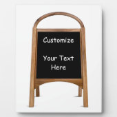 Plaque Photo Conseil sandwich en bois (Devant)