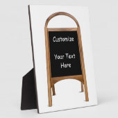 Plaque Photo Conseil sandwich en bois (Côté)