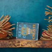 Plaque Photo Conserver Le Calme Et Créer (Côté)