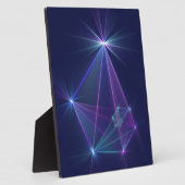 Plaque Photo Constellation, Art Fractal Abstrait Imaginaire (Côté)