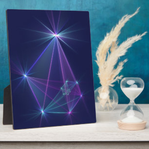 Plaque Photo Constellation, Art Fractal Abstrait Imaginaire