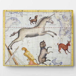 Plaque Photo Constellation de Monoceros avec Canis Major et Mi