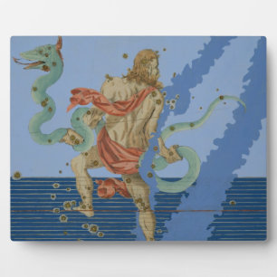 Plaque Photo Constellation du groupe Ophiuchus, de 'Uranometri