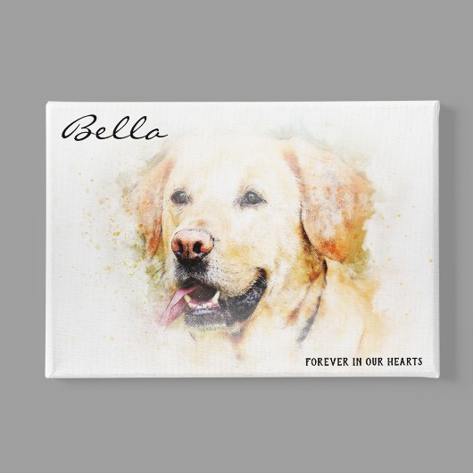 Plaque Photo Contempary Pour Toujours Dans Notre Coeur Pet Memo