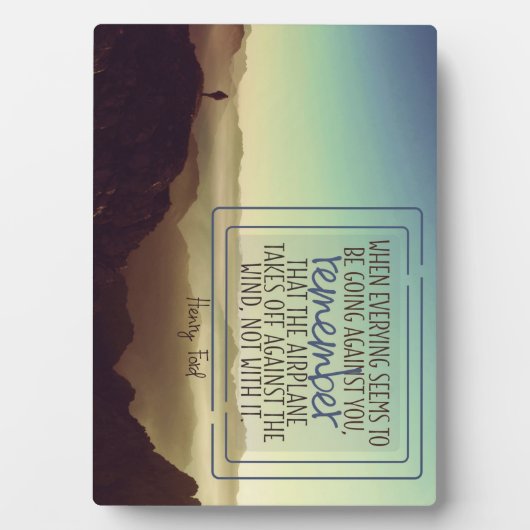 Plaque Photo Contre le vent (Devant)